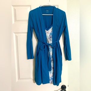Matching night gown and robe set by Bump in the night